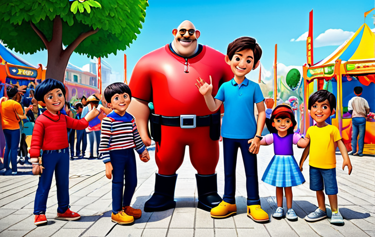 띠띠뽀를 테마로 한 축제 - Tittipo and Friends Meet & Greet**

"Children interacting with Tittipo, Diesel, and other Tittipo ch...