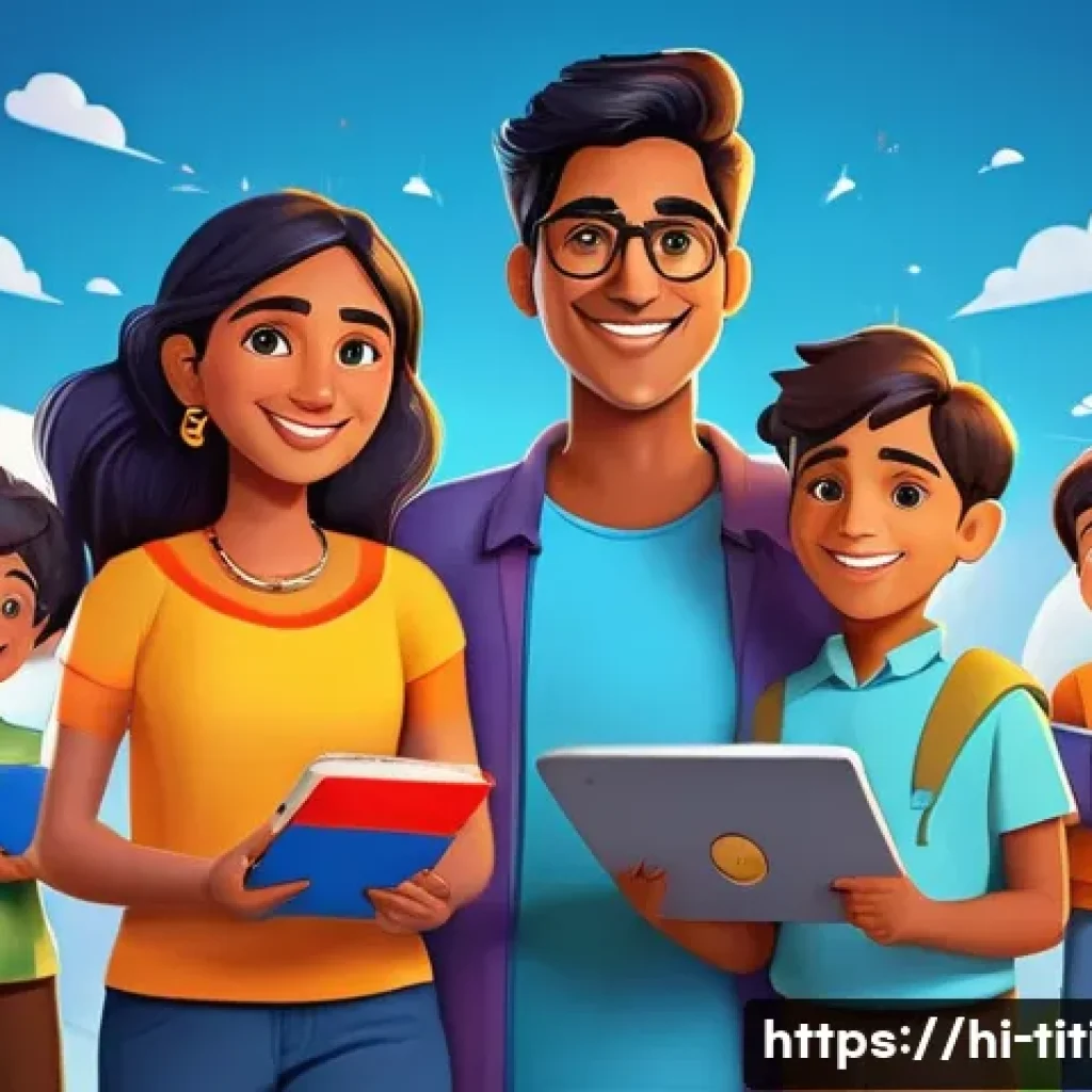 띠띠뽀 관련 자료의 아카이빙 - A modern digital cloud storage concept illustration featuring a diverse Indian family with children ...